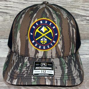 Denver Nuggets 3D Snapback Trucker Hat- Realtree Original/ Black